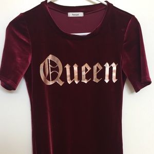 RED VELVET DRESS (S)